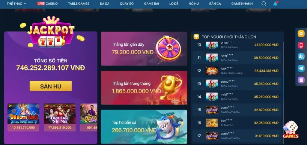 Khuyến mãi hoàn trả hàng ngày lucky88'