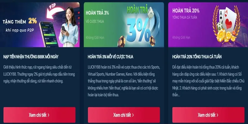 Thưởng nạp lại ok456